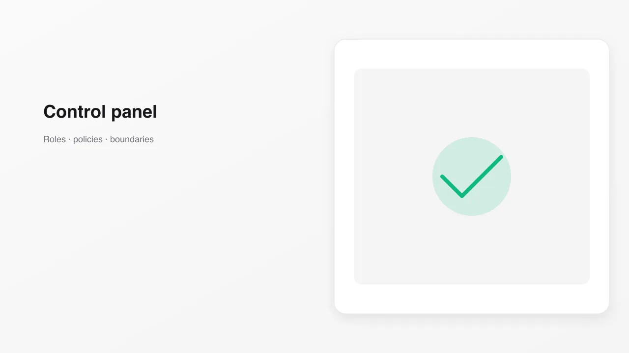 IMG-034 — Control panel